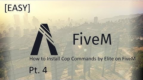 How to Install Cop Commands/Preview on FiveM! Pt. 4 (Updated)