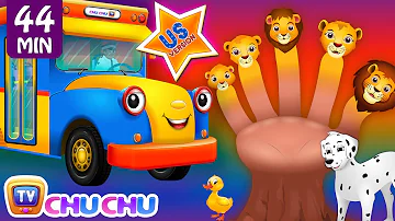 Wheels on the Bus, Lion Finger Family + More ChuChu TV Nursery Rhymes & Kids Songs