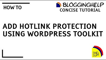 How to enable hot link protection in WordPress using WordPress Toolkit