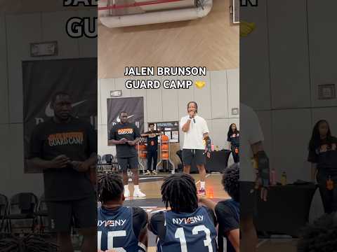 learning from the best #nyknicks #basketball #nba #jalenbrunson #camp