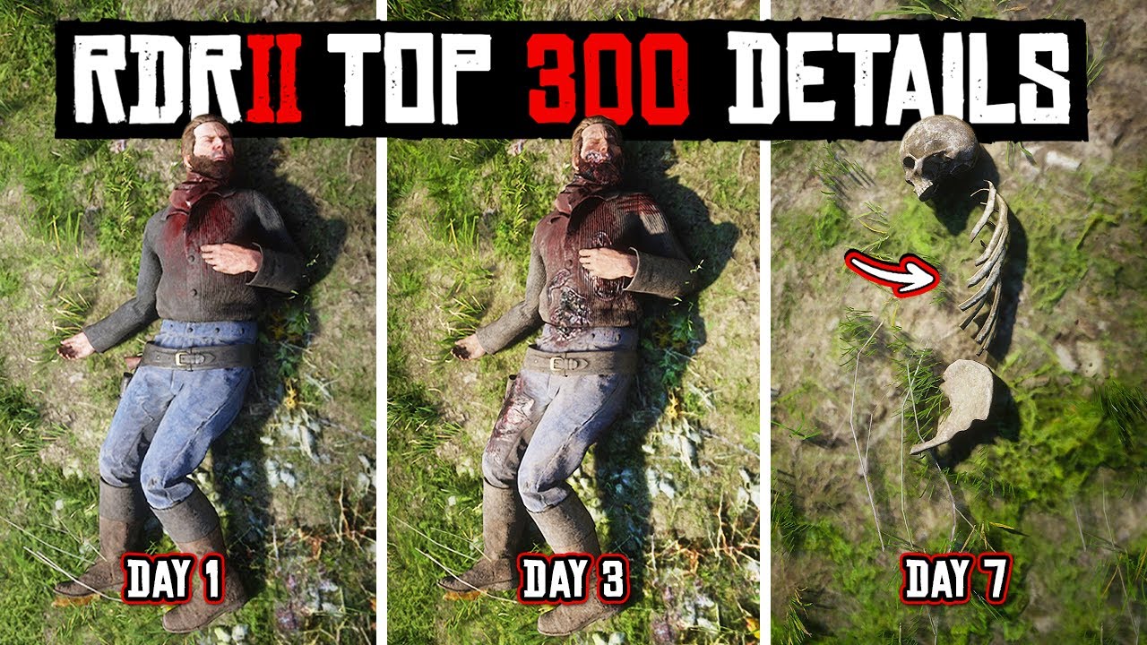 300 INCREDIBLE DETAILS You MISSED in Red Dead Redemption 2
