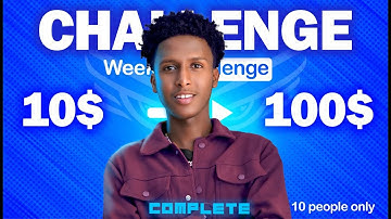 We completed the $10 to $100 Challenge