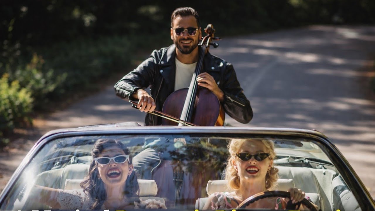 Stjepan Hauser Romantic Long Drive With Two Beautiful Pretty Girls 🎻✨