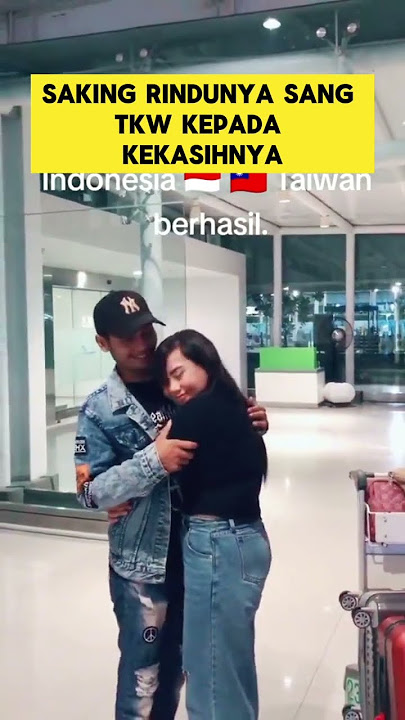 momen romantis ketika TKW Taiwan bertemu kekasihnya di bandara ‼️#romantis #tkw #ldr #bahagia #haru