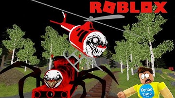 ROBLOX HELICOPTER CHOO CHOO CHARLES MORPHS UPDATE !  || Roblox Gameplay || Konas2002
