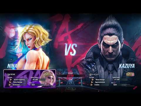T8 🔥 KEISUKE (Kazuya) vs COCHA (Nina) 🔥 Tekken 8 High Level Gameplay