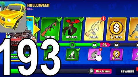Gangs Wars: Pixel Shooter RP - Gameplay Walkthrough Part 193 - Halloween Pass (Android, iOS)