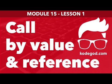 Module 15 - Lesson 1 ► Call by value and call by reference [Learn Programming]