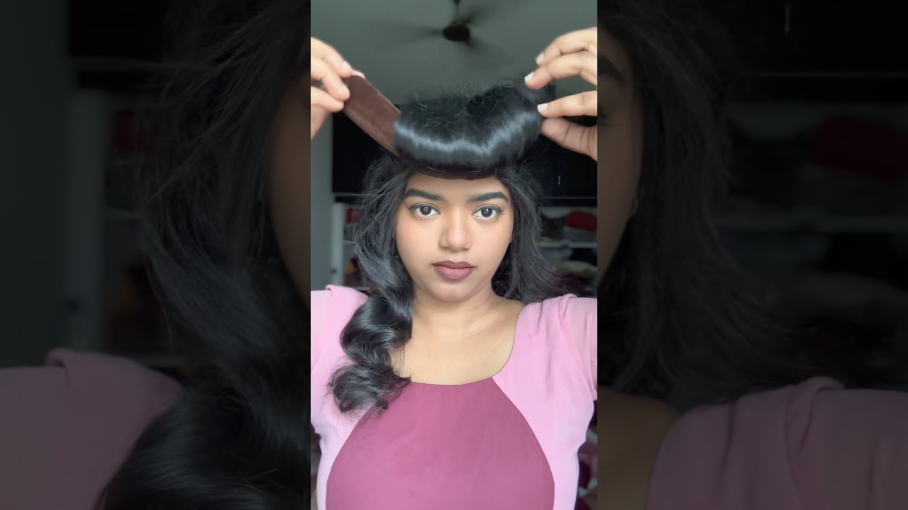 Overnight blow dry look😅❤️             #trending #grwm #makeup #dress#hair
