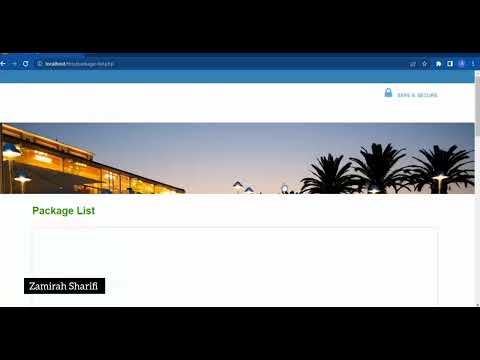 Tourism Management System Using Php And MySql