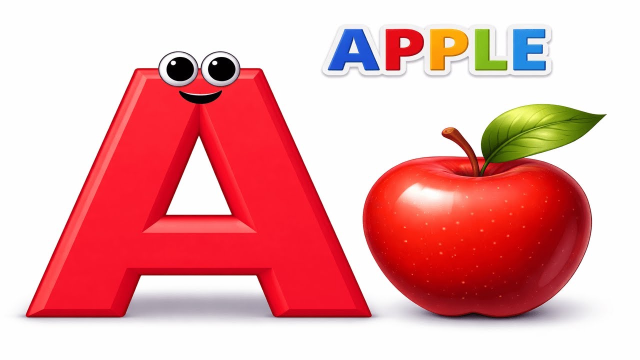 ABC Song for Toddlers – Learn Letters with Colorful Objects I ABC Song for Children