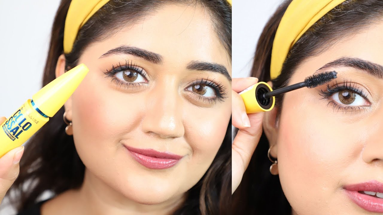 Mascara Tips + Challenges with Maybelline Colossal Mascara - YouTube