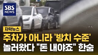 주차가 아니라 '방치 수준'…놀러 왔다 "돈 내야죠" 한숨 (자막뉴스) / SBS