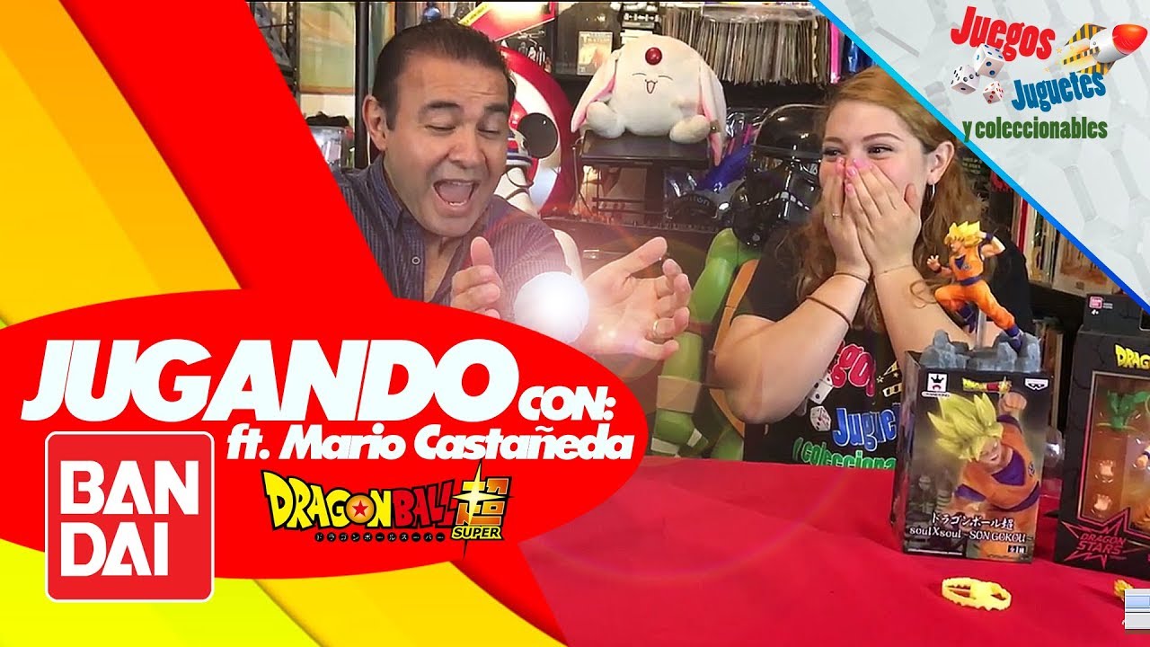 Mario Castañeda Voz de Goku Jugando con Bandai★ juegos juguetes y coleccionables ★