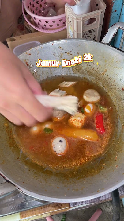 Who else stops by a seblak stall after school? #seblakbuffet #food #cheapfrozen #snacks