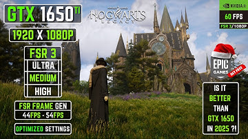 I Tested FREE Hogwarts Legacy on GTX 1650 Ti Laptop – Better Than GTX 1650?!
