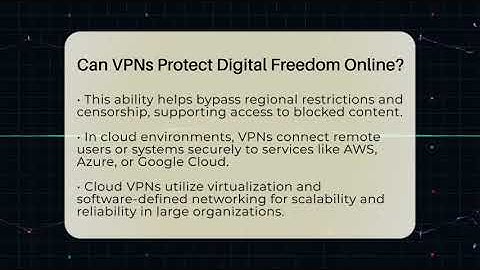 Can VPNs Protect Digital Freedom Online? - Cloud Stack Studio