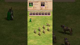 Teutonic Knight vs War Dog | Teutons vs Spanish | AoE2 #shorts