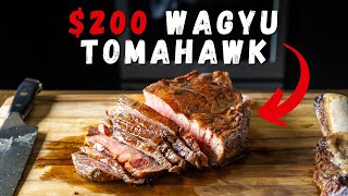 The Ultimate Steak Experience  Cooking a $200 Tomahawk WAGYU Steak by THE FOOD-DEE 380 views 9 months ago 3 minutes, 1 second