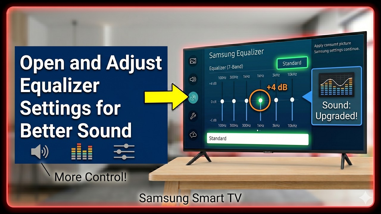 How to Open and Adjust Equalizer Settings on Any Samsung Smart TV