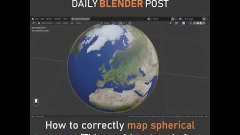 Sphere Texture Mapping in Blender #Shorts