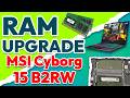How to Upgrade RAM on MSI Cyborg 15 Laptop | DDR5 Memory Install Guide