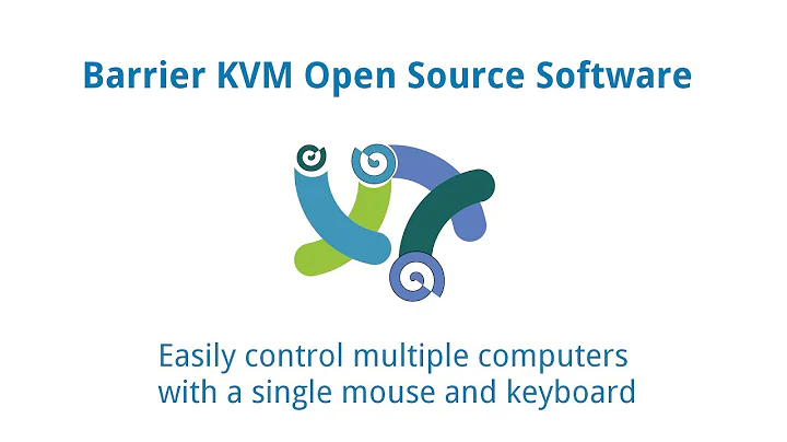 Barrier KVM - Contol Multiple Computers With Single Keyboard & Mouse