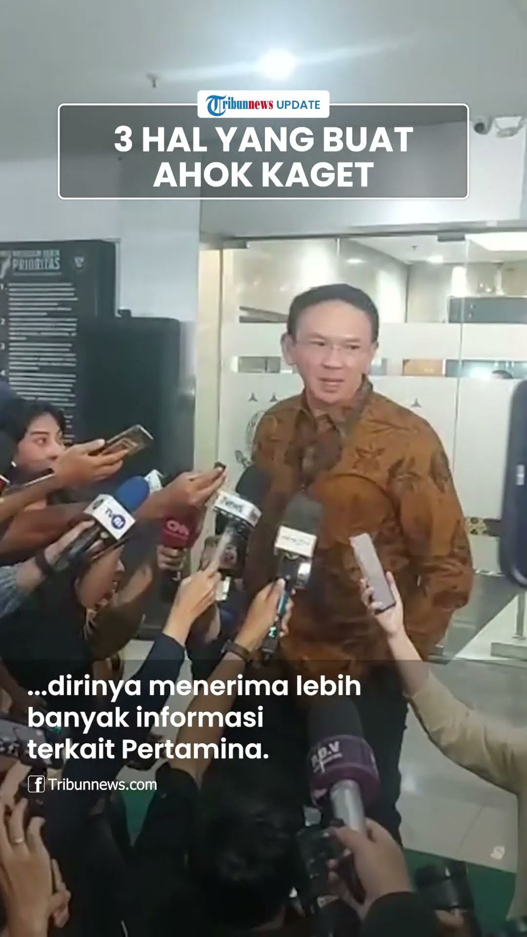 Ahok Ungkap Tiga Hal yang Buat Kaget saat Diperiksa Kejagung soal Dugaan Korupsi Pertamina