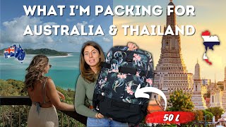 Pack With Me for Thailand and Australia
