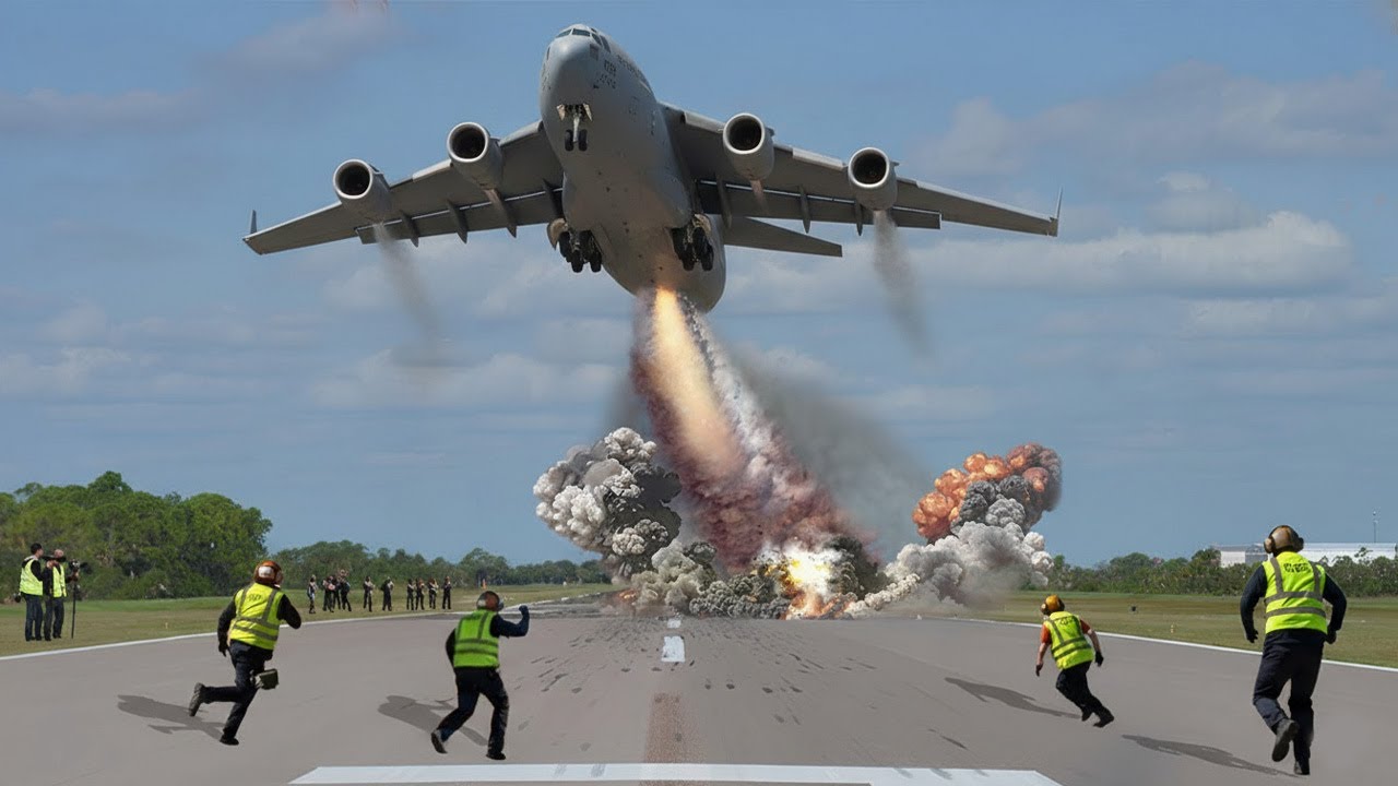 US Air Force C-17 Female Pilot Crew Takes Off Emergency Headed to Middle East