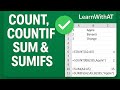 📊 Master COUNT, COUNTIF, SUM & SUMIF in Excel | Beginner to Pro in Minutes! 💡