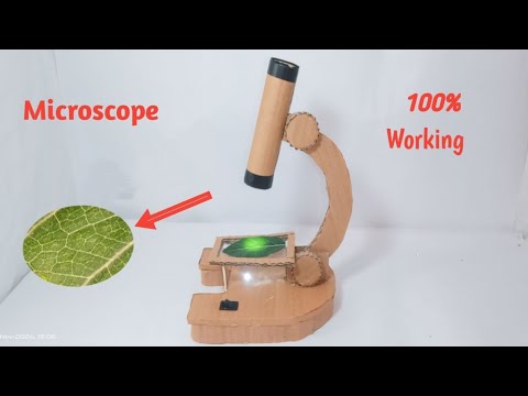 How to make microscope from cardboard || science craft ideas || easy ...