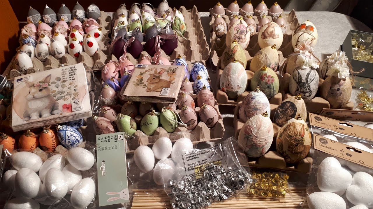 Tolle Ostereier mit Material vom #TediHaul usw.Serviettentechnik.So schön!!!Osterdeko