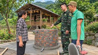 Khai and Uncle Gift Tieu Bich a Water Tank Filled with Love