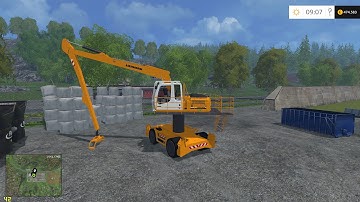 Farming Simulator 2015 - Liebherr 900C Long Reach Forest V1.0