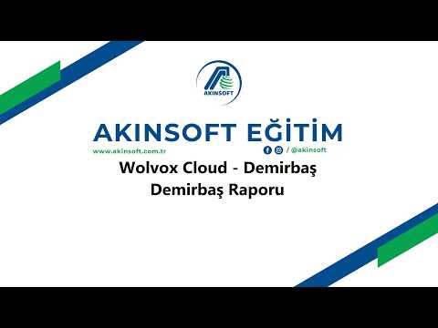 WolvoxCloud - Demirbaş - Demirbaş Raporu