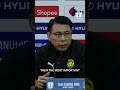 🇲🇾 Tan Cheng Hoe knows exactly what Malaysia need against Vietnam. 💪
