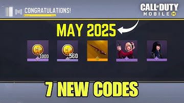 *NEW* CODM 9 WORKING NEW REDEEM CODES MAY 2025 | NEW CODM REDEEM CODES MAY 2024|REDEEM CP