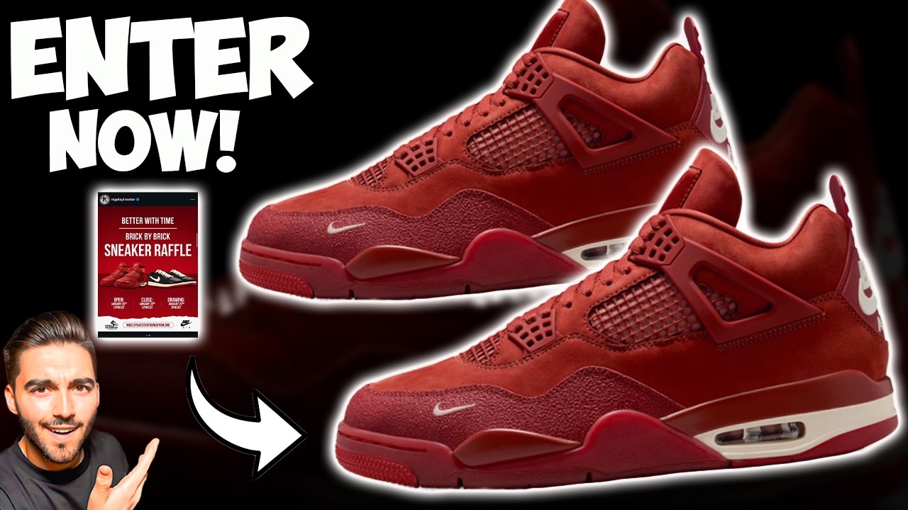 Подробности о выпуске Jordan 4 Brick By Brick! Mind 001 Slide Restock & EA