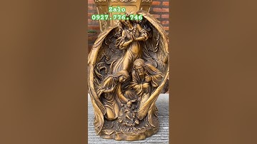 Tượng đồng công giáo #đồđồngnguyễnnghi #phongthuy #đồđồngxưa #trendingshorts #tuongconggiao