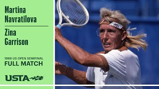 Martina Navratilova vs Zina Garrison Full Match | 1989 US Open Semifinal