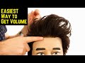 How to Get Natural Hair Volume with NO Heat and NO Brush - TheSalonGuy