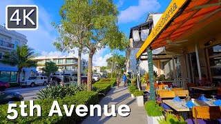 [4K] Naples Florida, Walking Along Fifth Avenue, July 2022, 4K Travel Video