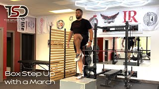 Box Step Up With March