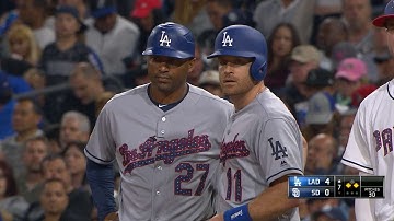LAD@SD: Forsythe goes 4-for-5 in the Dodgers