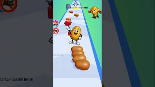 Sweet potato 🥔 Gameplay 3d Run 😱 | Impossible Level #shorts #gaming