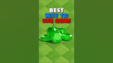 The BEST Way To Use GEMS in Clash of Clans!