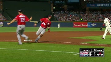 WSH@ATL: Rendon drives in Harper with an RBI single