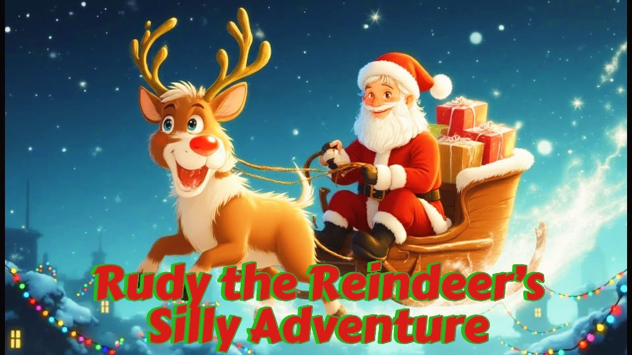 Rudy the Reindeer’s Silly Adventure 🎄🦌🎁| An Animated Christmas Story for Kids in English 🎅🛷🔔