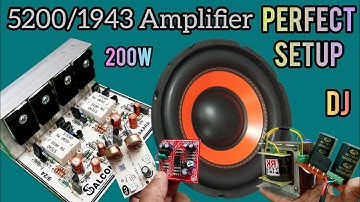 5200/1943 Amplifier | कौन सा सबवूफर, ट्रांसफॉर्मर लगाएं..?